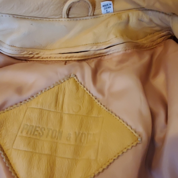 Women's knee length leather coat - Picture 5 of 6